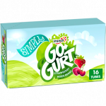 Simply Go-GURT Strawberry and Mixed Berry Kids Low Fat Yogurt Variety Pack, Gluten Free, 2 oz. Yogurt Tubes (16 Count)